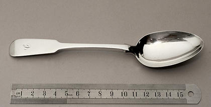 Scottish Provincial Silver Dessertspoon - Arbroath